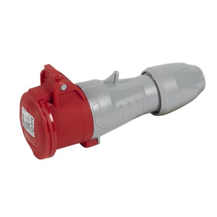 Legrand, P 17 Tempra Pro IP44 Red 2P+E Industrial Power Socket, Rated At 16A, 415 V No [555107]; 266-3734
