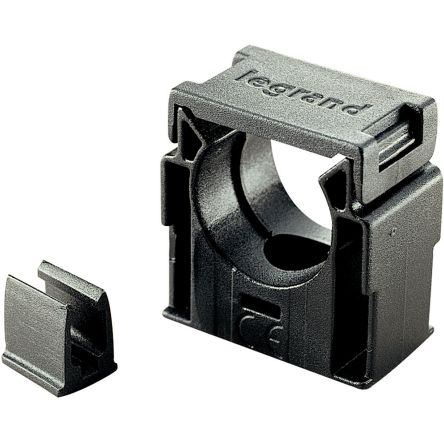 Legrand Snap Fixing Base, Cable Conduit Fitting, 7mm Nominal Size, Plastic, Black [666981]; 266-3745