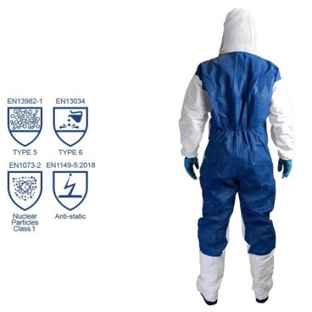 Chemsplash White Disposable Coverall, M [2510.400.005]; 266-4283