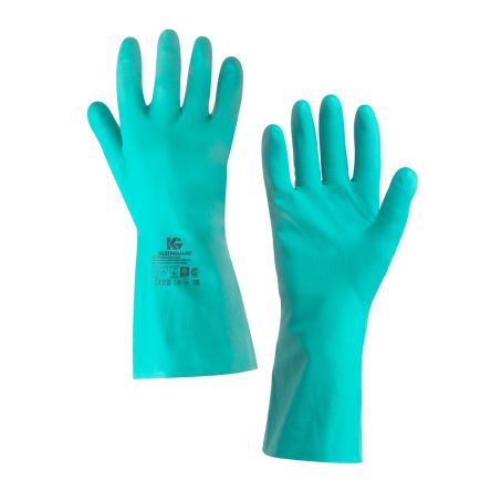Kimberly Clark G80 Green Nitrile Chemical Resistant Gloves, Size 9, Nitrile Coating [94447]; 266-4361