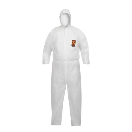 Kimberly Clark White Coverall, S [97900]; 266-4386