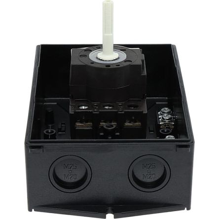 Eaton 3 Pole Surface Mount Isolator Switch - 25A Maximum Current, 11kW Power Rating, IP65 [118463 P1-25/I2H/SVB/K-CI-K1/2-EVP]; 266-4576