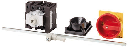 Eaton 4 Pole Rear Panel Isolator Switch - 25A Maximum Current, 11kW Power Rating, IP65 (Front) [172769 P1-25/M4/SVB/N/HI11]; 266-4602