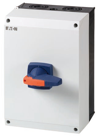 Eaton 3 Pole Surface Mount Isolator Switch - 160A Maximum Current, 80kW Power Rating, IP65 [172792 DMM-160/3/I5/P-B]; 266-4616