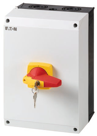Eaton 3 Pole Surface Mount Isolator Switch - 160A Maximum Current, 80kW Power Rating, IP65 [172803 DMM-160/3/I5/C-R]; 266-4625