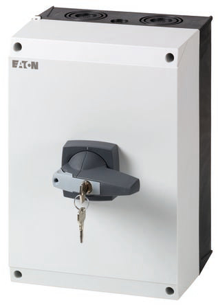 Eaton 4 Pole Surface Mount Isolator Switch - 160A Maximum Current, 80kW Power Rating, IP65 [172805 DMM-160/4/I5/C-G]; 266-4627