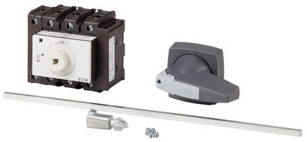 Eaton 3 pole + N Pole Rear Panel Isolator Switch - 63A Maximum Current, 30kW Power Rating, IP65 (Front) [172817 P3-63/M4/K2-PG/N/HI11]; 266-4635