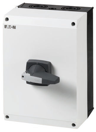 Eaton 3 pole + N Pole Surface Mount Isolator Switch - 125A Maximum Current, 59kW Power Rating, IP65 [172847 DMM-125/3N/I5/P-G]; 266-4646