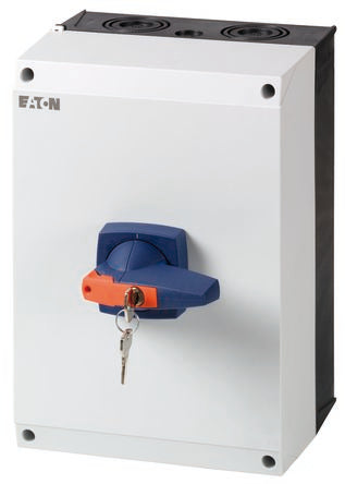 Eaton 4 Pole Surface Mount Isolator Switch - 125A Maximum Current, 59kW Power Rating, IP65 [172861 DMM-125/4/I5/C-B]; 266-4654