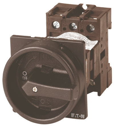 Eaton 3 Pole Rear Panel Isolator Switch - 32A Maximum Current, 15kW Power Rating, IP65 (Front) [017518 P1-32/V/SVB-SW/HI11]; 266-4665