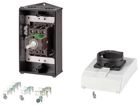 Eaton 3 Pole Surface Mount Isolator Switch - 32A Maximum Current, 15kW Power Rating, IP65 [182418 P1-32/I2H/MBS/SVB-SW]; 266-4668