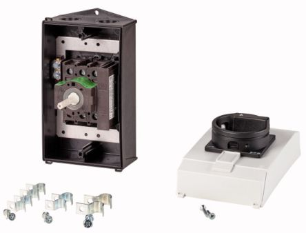 Eaton 3 Pole Surface Mount Isolator Switch - 32A Maximum Current, 15kW Power Rating, IP65 [182420 P1-32/I2H/MBS/SVB-SW/HI11]; 266-4669