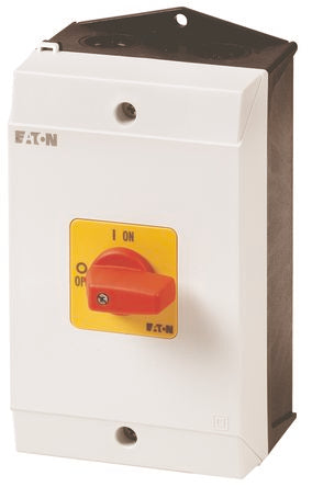 Eaton 3 Pole Surface Mount Isolator Switch - 25A Maximum Current, 11kW Power Rating, IP65 [207300 P1-25/I2-RT]; 266-4704