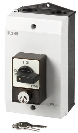 Eaton 3 Pole Surface Mount Isolator Switch - 32A Maximum Current, 15kW Power Rating, IP65 [207326 P1-32/I2/SVA(S)]; 266-4721