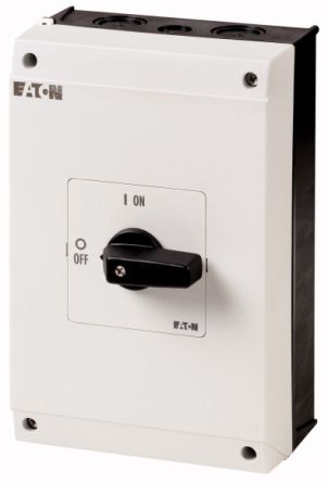 Eaton 3 Pole Surface Mount Isolator Switch - 63A Maximum Current, 30kW Power Rating, IP65 [207356 P3-63/I4]; 266-4739