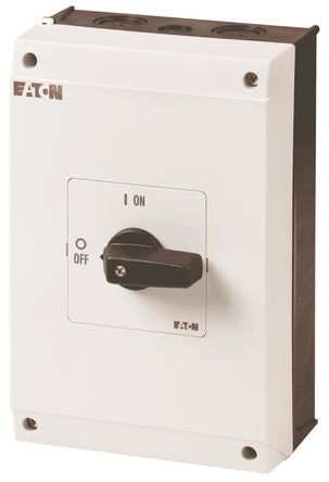 Eaton 3 pole + N Pole Surface Mount Isolator Switch - 63A Maximum Current, 30kW Power Rating, IP65 [207360 P3-63/I4/N]; 266-4742