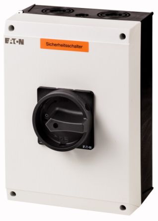 Eaton 3 Pole Surface Mount Isolator Switch - 100A Maximum Current, 55kW Power Rating, IP65 [207375 P3-100/I5/SVB-SW/HI11]; 266-4746