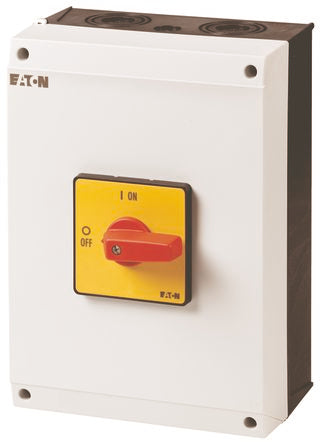 Eaton 3 Pole Surface Mount Isolator Switch - 100A Maximum Current, 55kW Power Rating, IP65 [207382 P3-100/I5-RT]; 266-4751