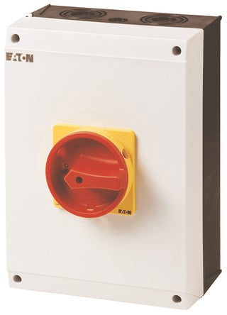 Eaton 3 pole + N Pole Surface Mount Isolator Switch - 100A Maximum Current, 55kW Power Rating, IP65 [207390 P3-100/I5-SI/N]; 266-4758