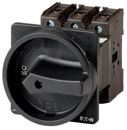 Eaton 3 Pole Rear Panel Isolator Switch - 63A Maximum Current, 30kW Power Rating, IP65 (Front) [027010 P3-63/V/SVB-SW/HI11]; 266-4794