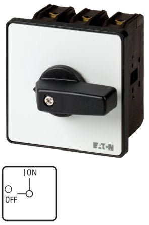 Eaton 3 pole + N Pole Flush Mount Isolator Switch - 100A Maximum Current, 55kW Power Rating, IP65 (Front) [031759 P3-100/E/N]; 266-4800