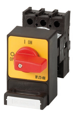 Eaton 3 Pole Flush Mount Isolator Switch - 25A Maximum Current, 11kW Power Rating, IP65 (Front) [044974 P1-25/E/SVC(S)-RT]; 266-4815