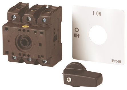 Eaton 3 Pole Surface Mount Isolator Switch - 100A Maximum Current, 55kW Power Rating, IP65 (Front) [046309 P3-100/XZ]; 266-4825