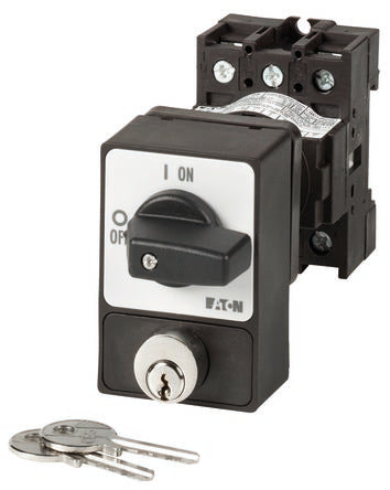 Eaton 3 Pole Rear Panel Isolator Switch - 32A Maximum Current, 15kW Power Rating, IP65 (Front) [050973 P1-32/Z/SVA(A)]; 266-4840