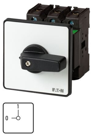 Eaton 3 Pole Flush Mount Isolator Switch - 63A Maximum Current, 30kW Power Rating, IP65 (Front) [079220 P3-63/E/HI11]; 266-4877