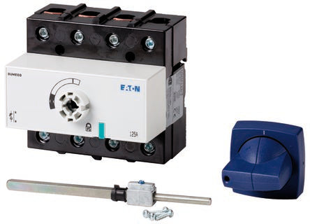 Eaton 4 Pole Flush Mount Isolator Switch - 125A Maximum Current, 59kW Power Rating, IP20 [1314207 DMM-125/4+CM]; 266-4916