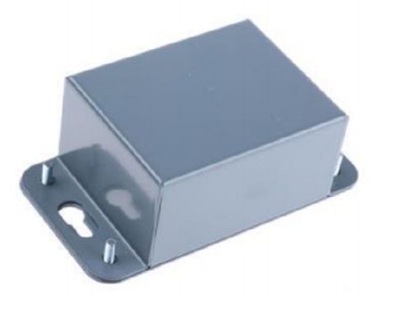 RS PRO Grey Cold Rolled Steel Instrument Case, 65 x 85 x 42mm [0]; 266-4936