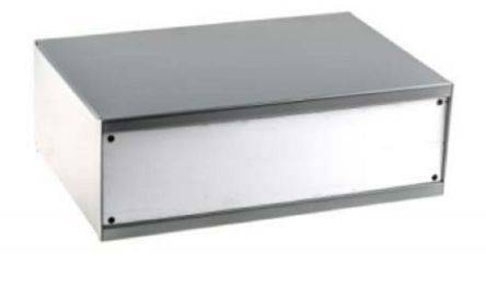 RS PRO Grey Cold Rolled Steel Instrument Case, 300 x 200 x 100mm [0]; 266-4938