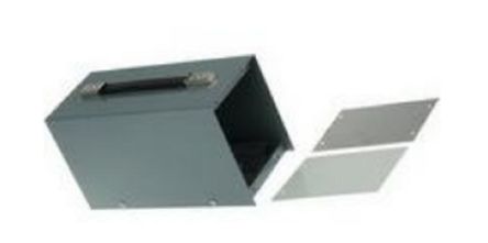 RS PRO Grey Cold Rolled Steel Instrument Case, 245 x 105 x 137mm [0]; 266-4942