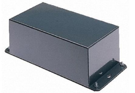 RS PRO Grey Cold Rolled Steel Instrument Case, 88 x 142 x 58mm [0]; 266-4944