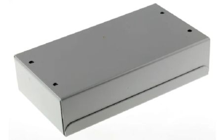 RS PRO Grey Cold Rolled Steel Instrument Case, 185 x 100 x 45mm [0]; 266-4951