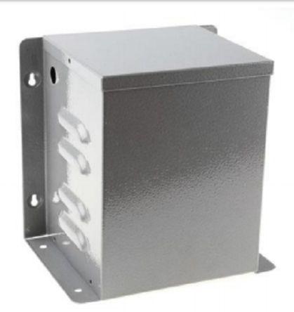 RS PRO Grey Steel Enclosure, Flanged, Grey Lid, 182 x 192 x 246mm [0]; 266-4953