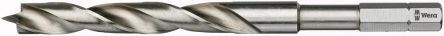 Wera HSS Wood Drill Bit for Wood, 6mm Diameter, 28mm Overall [05104603001]; 266-6528