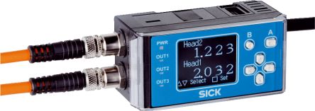 SICK, AOD1 Series Evaluation Unit, 2m Cable Length for Use with Sensors [AOD1-MR27C4]; 266-7230
