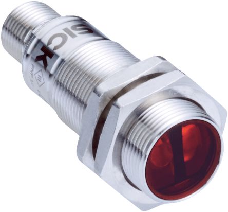 SICK Retroreflective Photoelectric Sensor, Cylindrical Sensor, 7.2 m Detection Range [GRL18S-K2431V]; 266-7931