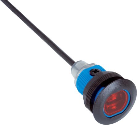 SICK Diffuse Photoelectric Sensor, Cylindrical Sensor, 3 → 300 mm Detection Range [GRTB18S-N3017S13]; 266-7950