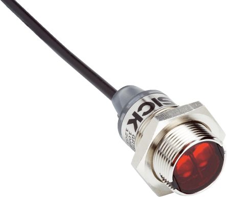 SICK Proximity Photoelectric Sensor, Cylindrical Sensor, 3 → 350 mm Detection Range [GRTE18S-P1232]; 266-7971