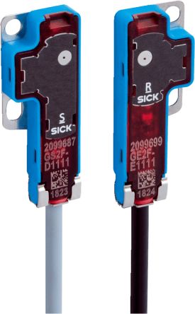 SICK Through Beam Photoelectric Sensor, Rectangular Sensor, 700 mm Detection Range [GSE2F-F5151]; 266-7985
