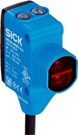 SICK Retroreflective Photoelectric Sensor, Barrel Sensor, 6.5 m Detection Range [HL18-L5B3AA]; 266-8128