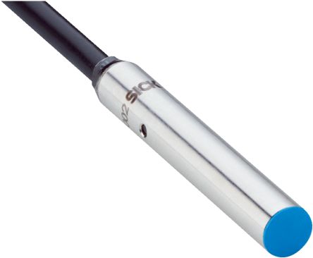 SICK Inductive Smooth Barrel Proximity Sensor, 2 mm Detection, PNP NO, 10 → 30 V dc [IHM06-02BPSVW2S]; 266-8195