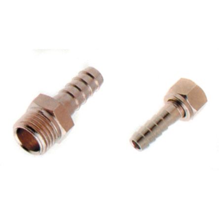 SAM Stainless Steel Male Pneumatic Quick Connect Coupling, Uni 1/4 Male 6mm Threaded [19052]; 266-8228