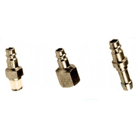 SAM Stainless Steel Male Pneumatic Quick Connect Coupling, Threaded [19076]; 266-8229