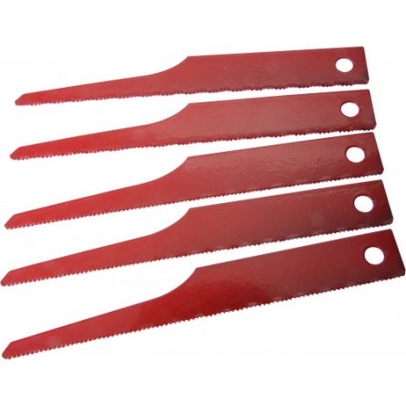 SAM, 25 Teeth Per Inch Stainless Steel Jigsaw Blade, Pack of 5 [19803]; 266-8246