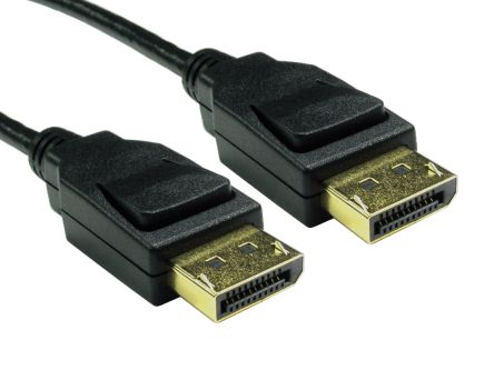 RS PRO Male DisplayPort to Male DisplayPort, PVC  Cable, 8K, 3m [0]; 266-8476