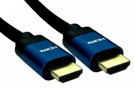 RS PRO HDMI 2.1, 2m Male HDMI to Male HDMI Ultra High Speed 8K @ 60Hz [0]; 266-8480