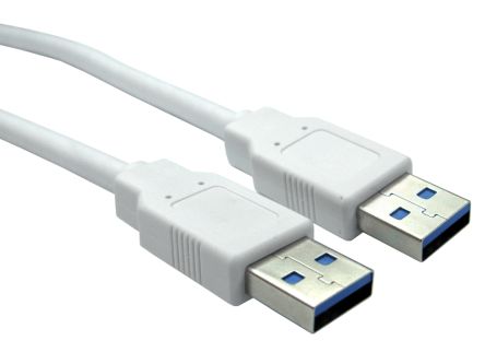 RS PRO USB 3.0, Male USB A to Male USB A, 800mm [0]; 266-8499